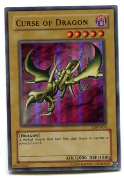 Yu-Gi-Oh! Curse of Dragon Super Rare englisch LOB-E053 Drachenfluch - Image 1