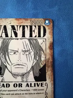 One Piece TCG - Wanted Shanks OP09-004 SR - SP Alt Art - English - NM - Image 5