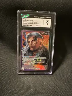 CGC MINT NM 9 One Piece TCG King OP08-057 Alternative Art Leader - Image 1