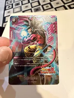 Son Goku GT FB04-109 Alt Art New Adventure Dragon Ball Dokkan Battle Card - Image 1