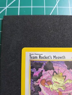 Team Rocket's Meowth 18 WOTC Black Star Promo Pokemon Card - Image 2