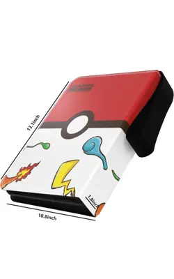 TCGAMES POKEMON TCG Card Holder Binder | Holds 440 Cards Total - 8 Per Sheet - Image 2