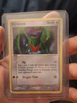Rayquaza Pop Series 1 HP Holo Rare Card 003/017 English Edition Pokemon TCG - Image 1