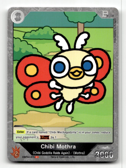 Godzilla Card Game Chibi Mothra (C) - G: Monsters Raid Again - Image 1