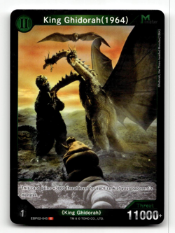 Godzilla Card Game King Ghidorah (1964) (C) - G: Monsters Raid Again - Image 1