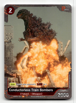 Godzilla Card Game Conductorless Train Bombers (P) - G: Monsters Raid Again - Image 1