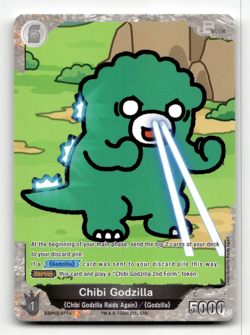 Godzilla Card Game Chibi Godzilla (P) - G: Monsters Raid Again - Image 1