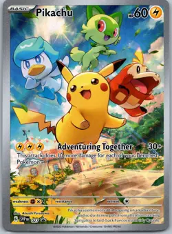 Pikachu - Promo SV: Scarlet & Violet Promo Cards 027 NM - Image 1