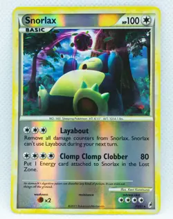 SNORLAX 33/95 Alignment David Error Reverse Holo Call of Legends - Pokemon Card - Image 1