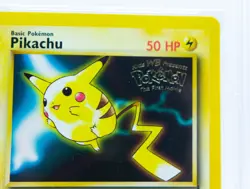 PSA 9 PIKACHU #4 First Movie Black Star Promo 1999 - Pokemon Card WOTC - Image 2
