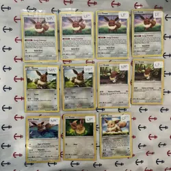 Pokemon TCG English Eevee Lot Of 11 (Mainly Mid Era) Conditions Listed On Cards - Image 1