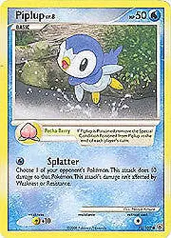 Pokemon Diamond and Pearl Majestic Dawn- Piplup (Common) Card 72/100 - Image 1