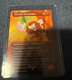 Knuckles the Echidna (Rainbow Foil) Secret Lair Drop Foil - Image 1