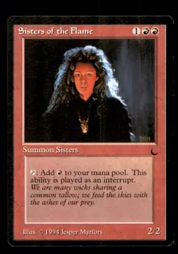 Sisters of the Flame LP Light Play The Dark MTG [7096] - Image 1