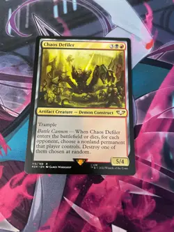 MTG - CHAOS DEFILER - RARE - WARHAMMER 40K - NM - Image 1