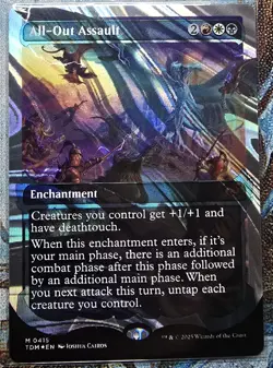 All-Out Assault (Showcase) (Halo Foil) Tarkir: Dragonstorm Foil - Image 1