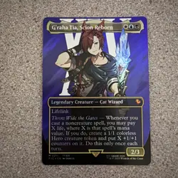 G'raha Tia, Scion Reborn (Borderless) (Surge Foil) Commander: Final Fantasy Foil - Image 1