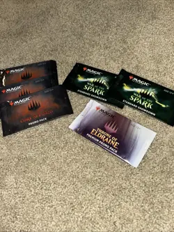 Lot Of 6 Magic The Gathering Promo Packs See Pics - Image 1