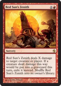 4x Red Sun's Zenith NM-Mint, English Mirrodin Besieged MTG Magic - Image 1
