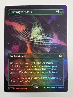 Magic The Gathering - Terrasymbiosis (Borderless) -Edge of Eternities Foil - MTG - Image 1