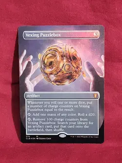 Vexing Puzzlebox (Borderless) #374 (Foil) (NM) Baldur's Gate CLB Magic MTG - Image 1