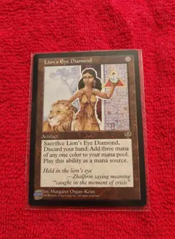 Magic: The Gathering Lion's Eye Diamond Mirage Artifact Rare Regular English - Image 1