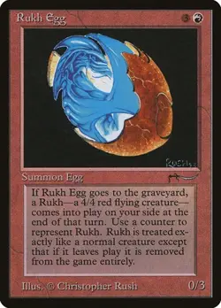 Rukh Egg Arabian Nights LP MTG - Image 1