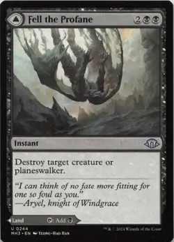 Fell the Profane U Modern Horizons 3 244 - LP MTG - Image 1