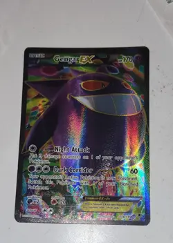 Pokemon TCG Gengar-EX Phantom Forces 114/119 Holo Full Art Ultra Rare - Image 1