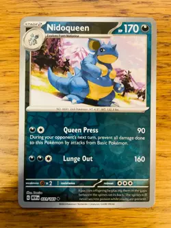 NEAR MINT! Nidoqueen (031/165) S&V 151 Reverse Holo Rare Pokemon Card! - Image 1