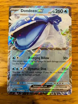 NM! Dondozo ex (066/182) Destined Rivals Double Rare Pokemon Card! FAST P&P! - Image 1