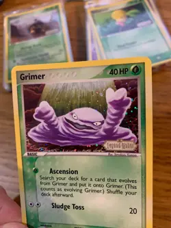 NEAR MINT! Grimer (54/92) Stamped Reverse Holo EX Legend Maker Pokemon Card! - Image 4