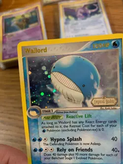 NEAR MINT! Wailord (14/92) Stamped Reverse Holo EX Legend Maker Pokemon Card! - Image 3
