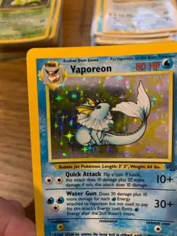 Vaporeon (12/64) Holo Jungle Set Pokemon Card! FAST & FREE P&P! - Image 4