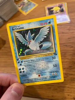 NEAR MINT! ITALIAN! 1st Edition Articuno (2/62) Holo Fossil Set Pokemon Card! - Image 3