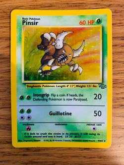Pinsir (9/64) Holo Jungle Set Pokemon Card! FAST & FREE P&P! - Image 1