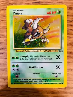 Pinsir (9/64) Holo Jungle Set Pokemon Card! FAST & FREE P&P! - Image 2