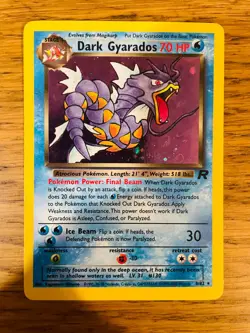 Dark Gyarados (8/82) Holo Team Rocket Pokemon Card! FAST & FREE P&P! - Image 2