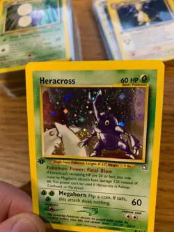 1st Edition Heracross (6/111) Holo Neo Genesis Set Pokemon Card! FREE P&P! - Image 4