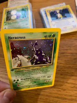1st Edition Heracross (6/111) Holo Neo Genesis Set Pokemon Card! FREE P&P! - Image 5