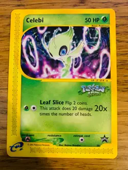 Celebi No.50 WOTC Black Star Promo Pokemon Card! FAST & FREE P&P! - Image 2