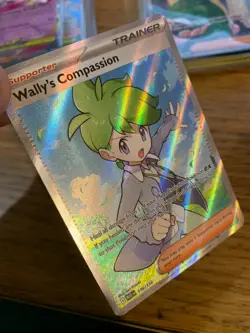 NM! Wally's Compassion (176/132) Mega Evolutions Full Art Pokemon Card! - Image 3