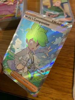 NM! Wally's Compassion (176/132) Mega Evolutions Full Art Pokemon Card! - Image 4