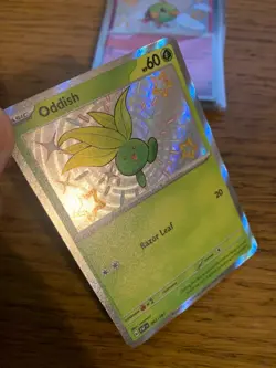 NM! Oddish (092/091) Paldean Fates Baby Shiny Rare Pokemon Card! FREE P&P! - Image 3