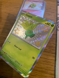 NM! Oddish (092/091) Paldean Fates Baby Shiny Rare Pokemon Card! FREE P&P! - Image 4