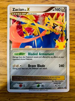 NM! Zacian LV. X SWSH135 Celebrations 25th Anniversary Promo Pokemon Card! - Image 1