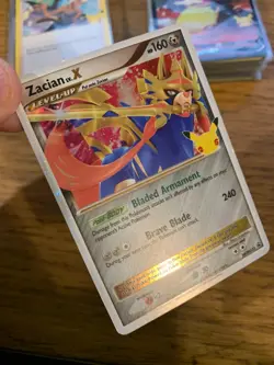 NM! Zacian LV. X SWSH135 Celebrations 25th Anniversary Promo Pokemon Card! - Image 3