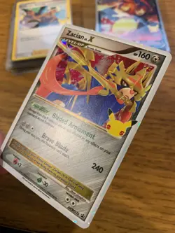 NM! Zacian LV. X SWSH135 Celebrations 25th Anniversary Promo Pokemon Card! - Image 4