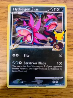 NM! Hydreigon C LV.61 SWSH138 Celebrations 25th Anniversary Promo Pokemon Card! - Image 1