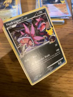 NM! Hydreigon C LV.61 SWSH138 Celebrations 25th Anniversary Promo Pokemon Card! - Image 3